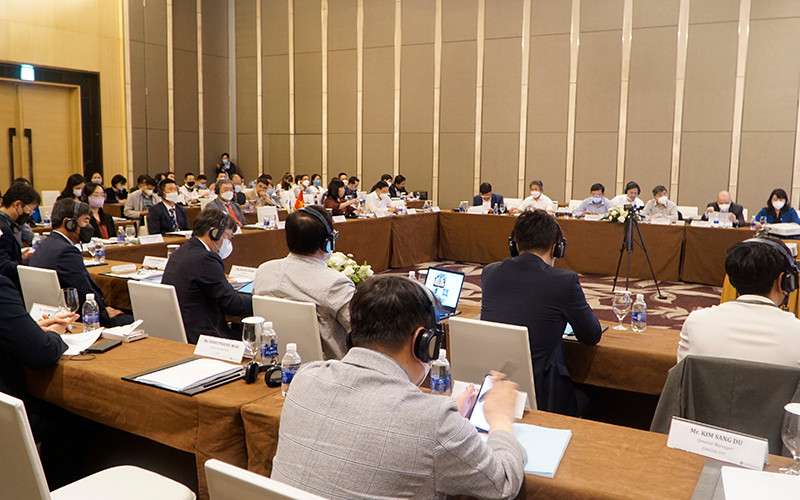 Toàn cảnh Hội nghị. Tăng cường năng lực quản lý phát triển đô thị ứng phó với biến đổi khí hậu -0