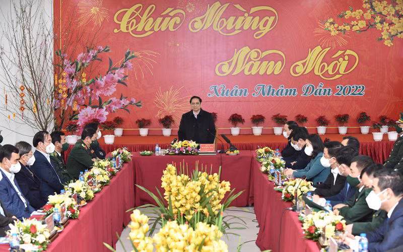 Thủ tướng Phạm Minh Chính thăm, chúc Tết công nhân, người lao động ngành than -0