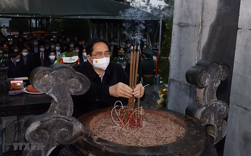 Thủ tướng Phạm Minh Chính thăm, chúc Tết công nhân, người lao động ngành than -0