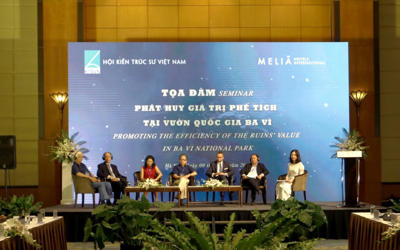 Tọa đàm khoa học Phát huy giá trị các phế tích tại Vườn quốc gia Ba Vì.