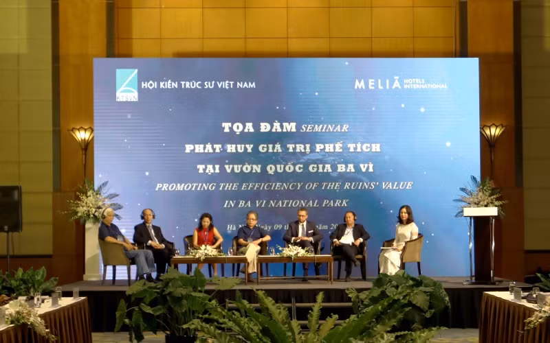 Tọa đàm khoa học Phát huy giá trị các phế tích tại Vườn quốc gia Ba Vì.