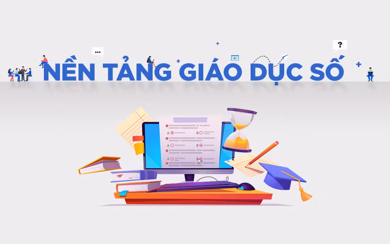 [Infographic] Nền tảng giáo dục số phục vụ cho đổi mới dạy, học