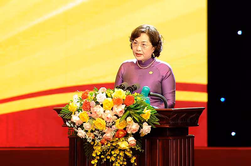 Tổng Bí thư Nguyễn Phú Trọng dự kỷ niệm 70 năm Ngày thành lập Ngân hàng Việt Nam -0