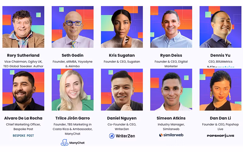 Danh sách diễn giả tại Ad World Conference 2021.