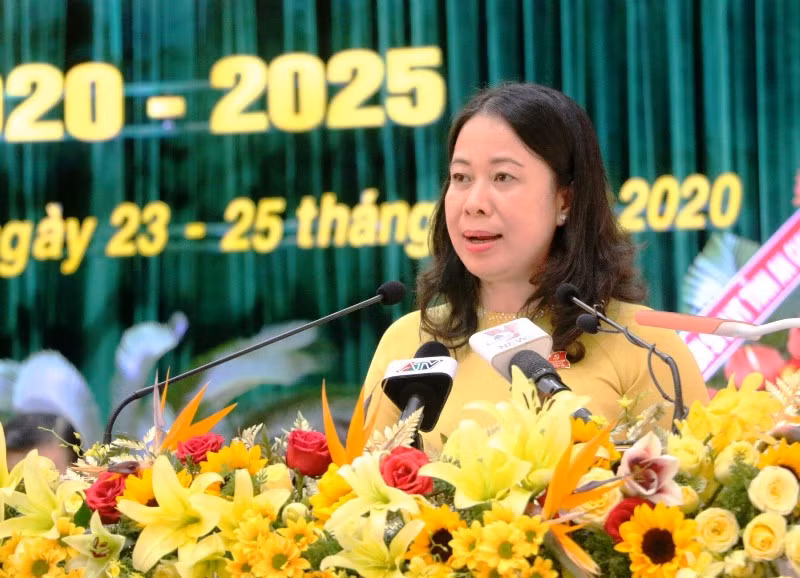 Đồng chí Võ Thị Ánh Xuân tái đắc cử Bí thư Tỉnh ủy An Giang nhiệm kỳ 2020-2025.