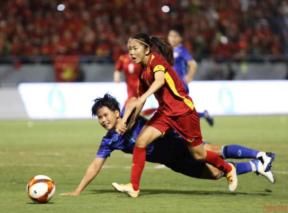 (Ảnh: Khiếu Minh) Những khoảnh khắc ấn tượng trận chung kết bóng đá nữ SEA Games 31 Việt Nam-Thái Lan -0