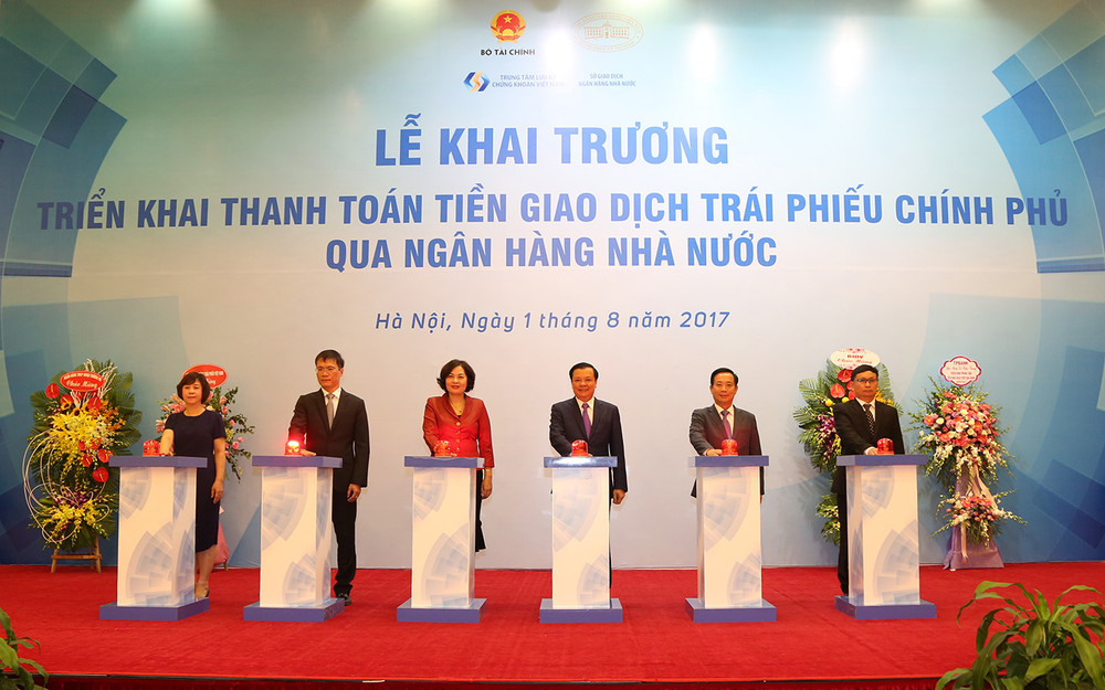 Triển khai thanh toán tiền giao dịch TPCP qua Ngân hàng Nhà nước. (ẢNH: VSD) Bảo đảm an toàn dòng vốn -0