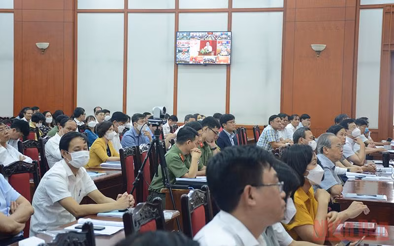 Hội nghị giao ban toàn quốc về triển khai thực hiện Kết luận số 01-KL/TW của Bộ Chính trị -0