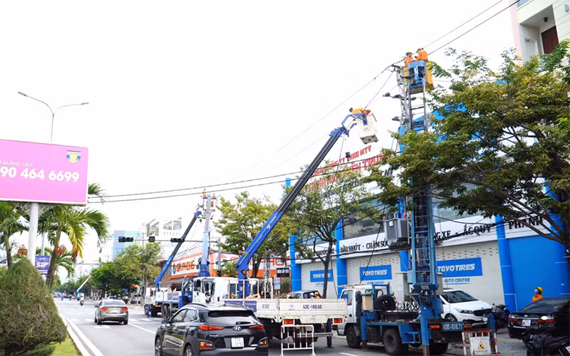 Bảo đảm an toàn điện mùa mưa bão -0