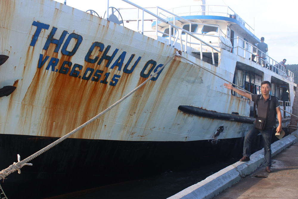 Nhà báo Ninh Nguyễn về đến đảo Thổ Chu (Kiên Giang). Những câu chuyện nghề của Phóng viên thường trú -0