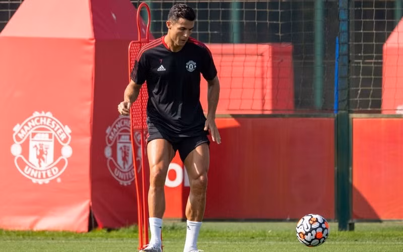 Ronaldo đã sẵn sàng ra mắt Premier League 1 lần nữa. (Ảnh: Manchester United)