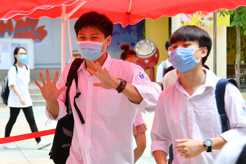 Thí sinh Kỳ thi 2020. Ảnh THUỶ NGUYÊN