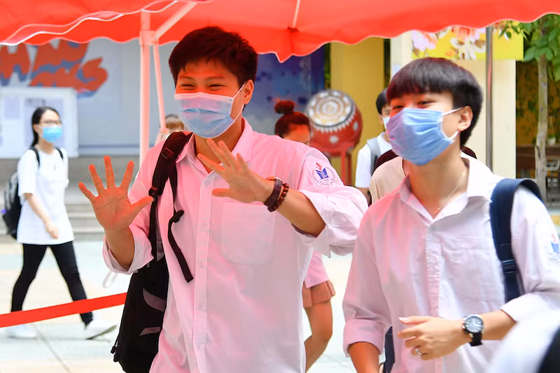 Thí sinh Kỳ thi 2020. Ảnh THUỶ NGUYÊN