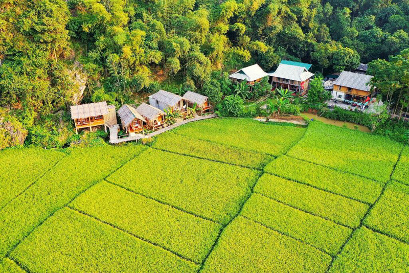 Khu nghỉ dưỡng hòa cùng thiên nhiên tại Mai Châu. 10 Điểm đến hiếu khách nhất Việt Nam 2022 -0