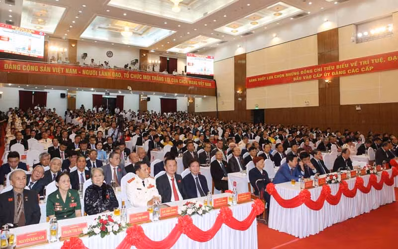Khai mạc Đại hội Đảng bộ TP Đà Nẵng lần thứ XXII -0