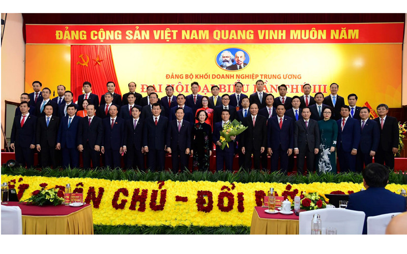Ban chấp hành Đảng bộ Khối Doanh nghiệp T.Ư nhiệm kỳ 2020-2025.