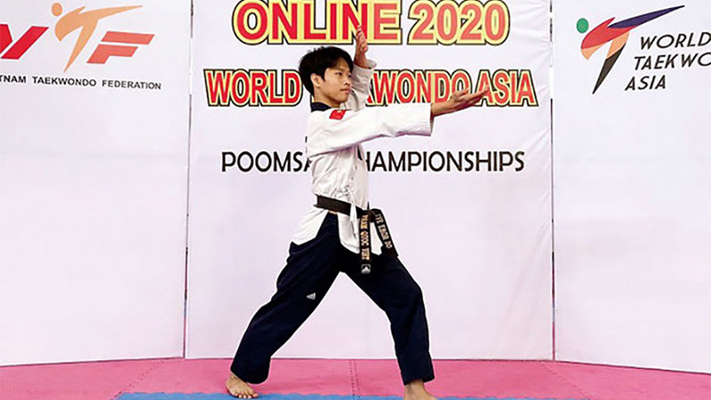 ĐTQG quyền Teakwondo Việt Nam giành hai HCV khi thi đấu trực tuyến tại Giải vô địch châu Á. Quyết liệt và linh hoạt -0