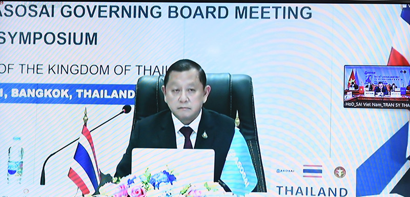 Chủ tịch Ủy ban Kiểm toán Nhà nước Thái Lan Chanathap Indamra. Bổ sung “Khả năng ứng phó” vào giá trị cốt lõi của ASOSAI -0