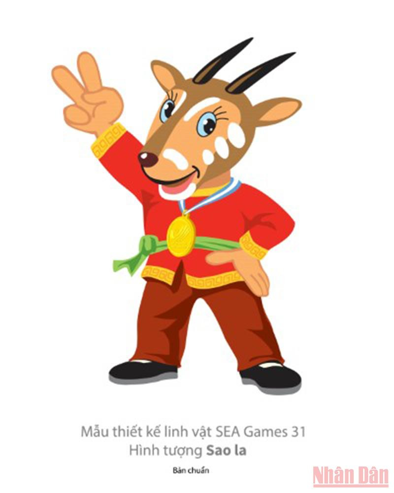 Sao la - linh vật vui của SEA Games 31. Gặp tác giả của biểu tượng vui SEAGAMES 31 -0
