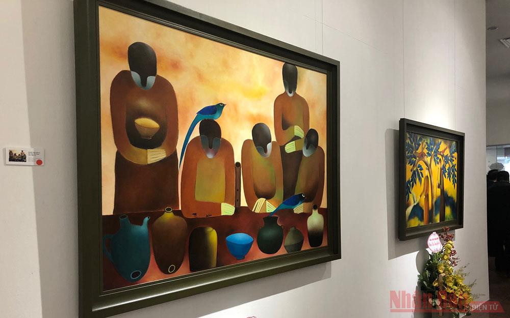 Nhà thơ Nguyễn Quang Thiều: Vẽ tranh như hơi thở ảnh 4 Nhà thơ Nguyễn Quang Thiều: Vẽ tranh như hơi thở -0