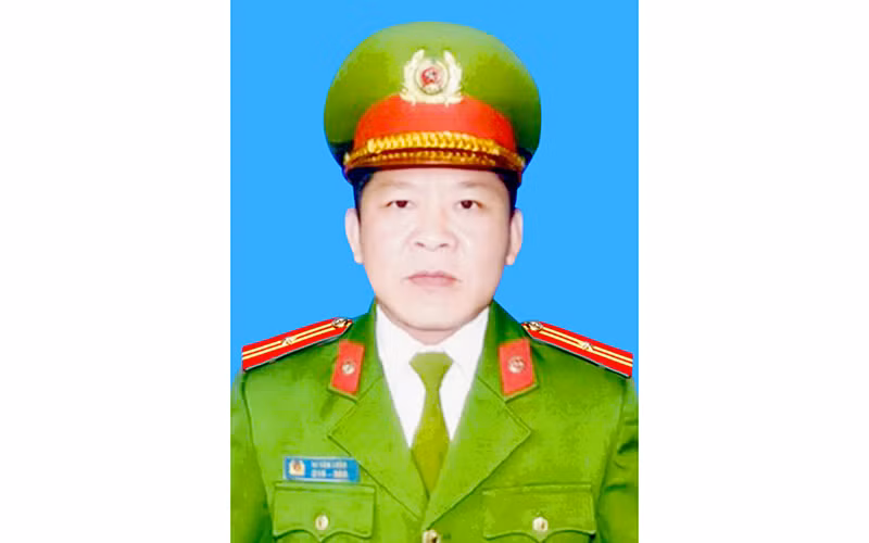 Chân dung Thiếu tá Vi Văn Luân.