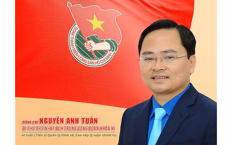 Đồng chí Nguyễn Anh Tuấn, Bí thư Thứ nhất T.Ư Đoàn TNCS Hồ Chí Minh, Chủ tịch T.Ư Hội LHTN Việt Nam.