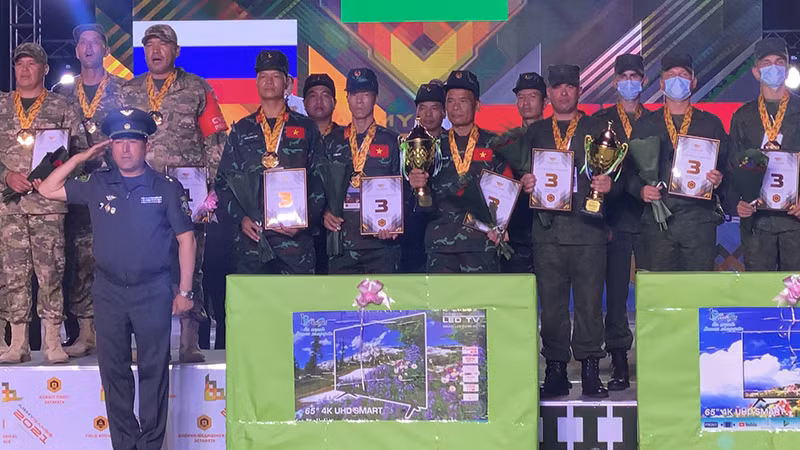 Các đội tuyển Việt Nam liên tiếp gặt huy chương tại Army Games 2021 -0