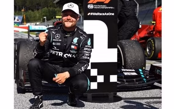 Bottas duy trì phong độ thi đấu ổn định từ đầu tới cuối để cán đích đầu tiên ở chặng mở màn mùa giải F1 2020. (Ảnh: F1)