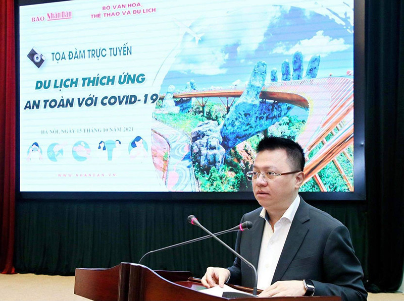 Tọa đàm trực tuyến “Du lịch thích ứng an toàn với Covid-19” ảnh 1 Tọa đàm trực tuyến “Du lịch thích ứng an toàn với Covid-19” -0
