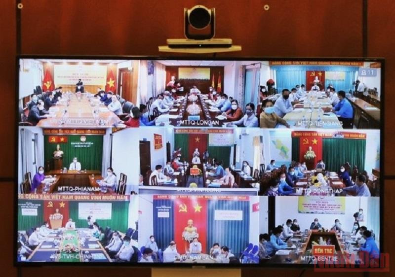 Giao ban Cụm thi đua Ủy ban Mặt trận Tổ quốc Việt Nam các tỉnh Bắc Sông Hậu. Các cụm thi đua nỗ lực phát huy tinh thần chủ động, hỗ trợ nhân dân vượt qua khó khăn -0