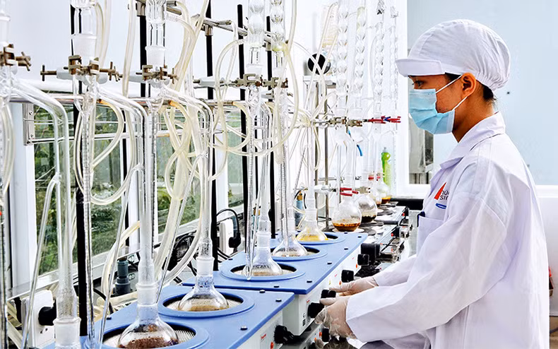 Người lao động ở Công ty cổ phần Phúc Sinh, TP Hồ Chí Minh. (Ảnh minh họa: Phương Vy)