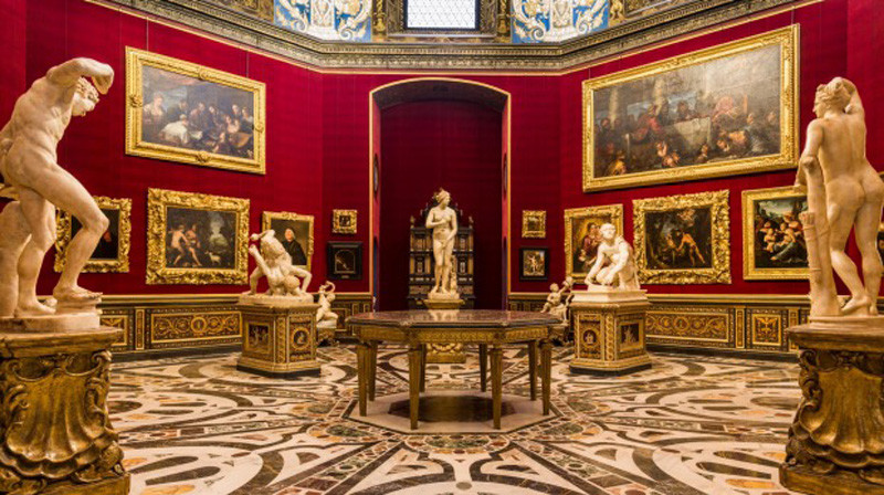 Các tác phẩm nghệ thuật của phòng trưng bày Uffizi sẽ không tập trung tại một điểm để giảm lượng khách tới thăm quan (Ảnh: CNN) Italy giảm tải du lịch khi mở cửa trở lại -0