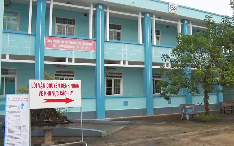 Bệnh viện chuyên khoa Lao-Phổi Quảng Trị, nơi cách ly 25 trường hợp có dấu hiệu nghi ngờ. Quảng Trị quyết liệt ngăn chặn Covid-19 lây lan -0
