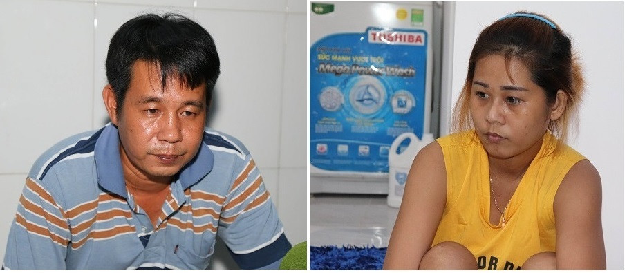 Đối tượng Trịnh Quốc Vinh (trái) và đối tượng Phạm Thị Thảo Anh. Sóc Trăng triệt phá đường dây lô, đề gần 700 triệu đồng -0