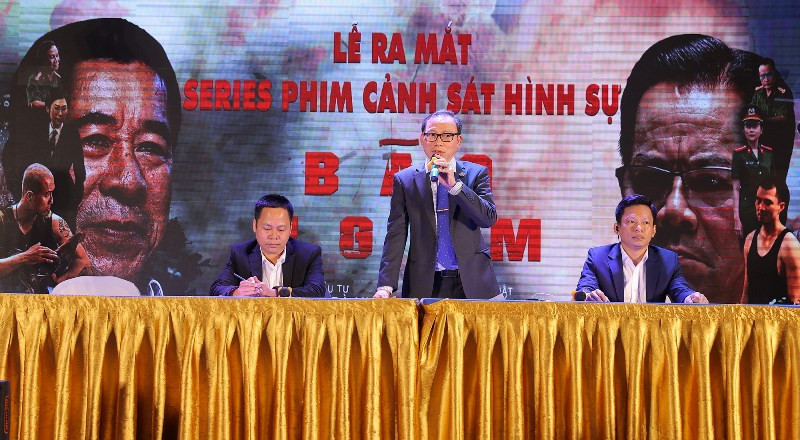 Biên kịch Đào Trung Hiếu chia sẻ tại buổi ra mắt phim. “Bão ngầm” - Bộ phim về cuộc chiến chống ma túy sắp lên sóng truyền hình -0