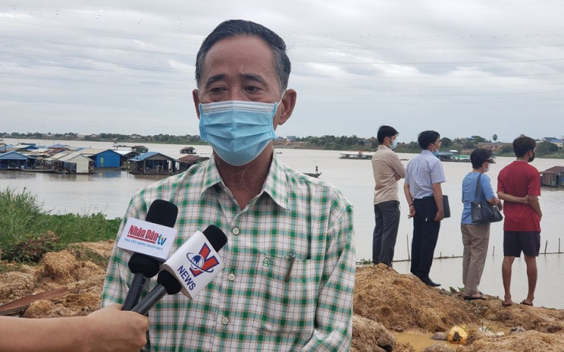 Chủ tịch Hội Khmer - Việt Nam tại Vương quốc Campuchia ông Châu Văn Chi. GDINH1-1623499055358.jpg