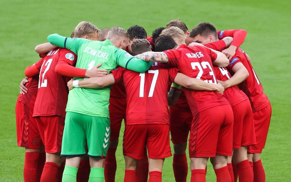 Đan Mạch cũng đã viết nên câu chuyện cổ tích tại EURO 2020 với ý chí chiến đấu tuyệt vời để tiến vào tới bán kết. Họ nuôi hy vọng lọt vào trận chung kết EURO đầu tiên kể từ khi giành chức vô địch giải đấu năm 1992. (Ảnh: UEFA) Nhìn lại chiến thắng lịch sử đưa Anh vào chung kết EURO 2020 -0