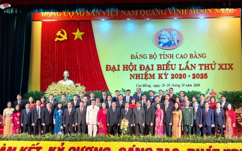 Ban Chấp hành Đảng bộ tỉnh Cao Bằng khóa 19. Đồng chí Lại Xuân Môn tái đắc cử Bí thư Tỉnh ủy Cao Bằng -0