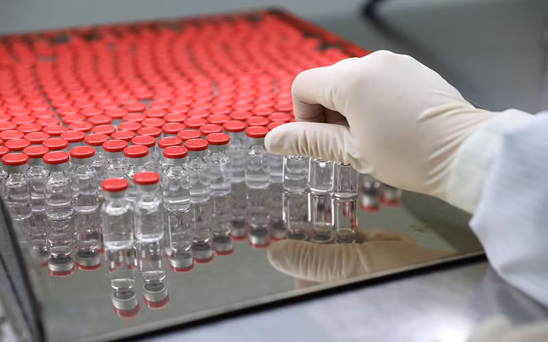 Vabiotech đã tiến hành đóng ống vaccine Sputnik-V.