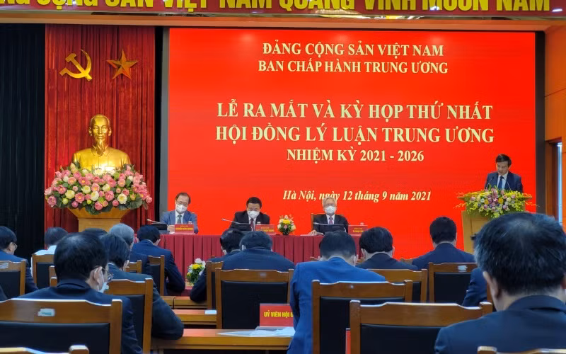 Lễ ra mắt và Kỳ họp thứ nhất Hội đồng Lý luận Trung ương nhiệm kỳ 2021-2026 -0