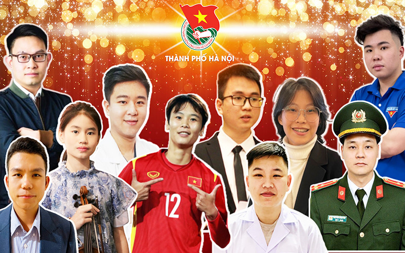 Các gương mặt trẻ Thủ đô tiêu biểu năm 2021. 10 gương mặt trẻ Việt Nam tiêu biểu năm 2021 -0