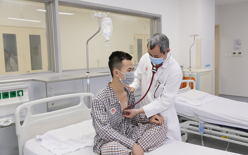 Sức khỏe của bệnh nhân hồi phục tốt.