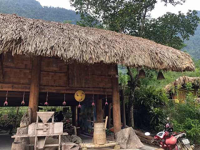 Một góc homestay Nặm Đíp.