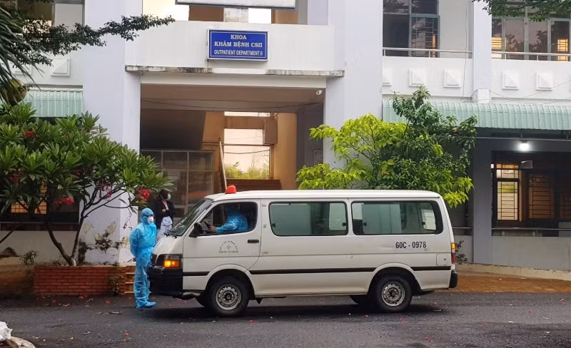 Địa điểm tiếp nhận cách ly những người trở về từ vùng dịch ở huyện Vĩnh Cửu.