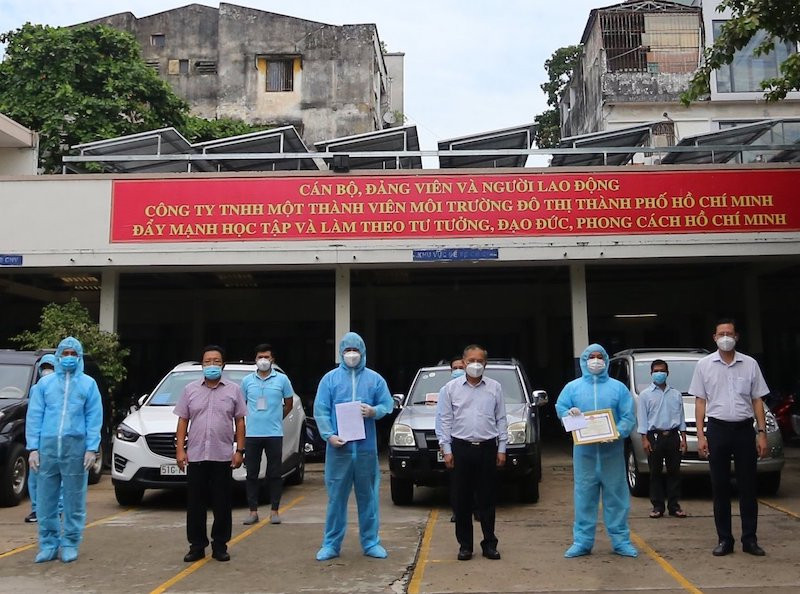 Đội phản ứng nhanh nhận khen thưởng của lãnh đạo CITENCO.