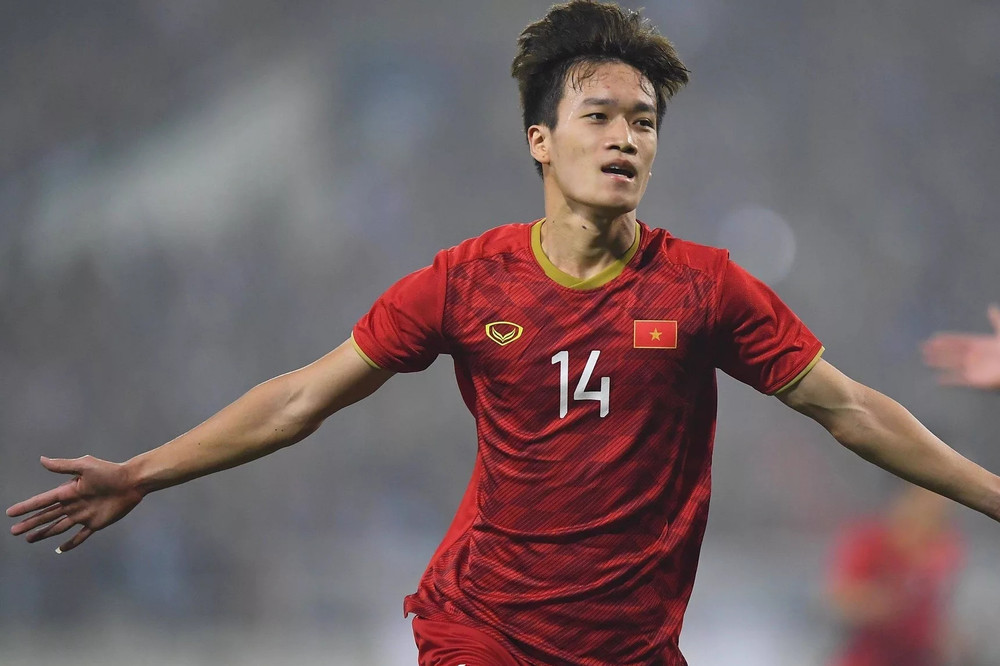 Hoàng Đức từng tỏa sáng giúp U22 Việt Nam chiến thắng U22 Indonesia ở SEA Games 30. 