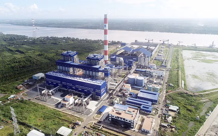 Toàn cảnh Nhà máy nhiệt điện Sông Hậu 1 (Hậu Giang). (Ảnh: Nhandan.vn)
