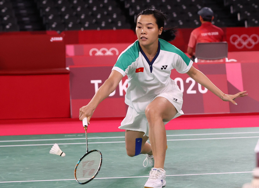 Nguyễn Thuỳ Linh cũng có một kỳ Olympic thành công cho cầu lông Việt Nam. Cô thắng hai trận mở màn và chỉ chịu thua trước tay vợt nữ số 1 thế giới Tai Tzu-ying người Đài Loan (Trung Quốc). (Ảnh: Reuters) Những khoảnh khắc đáng nhớ tại Olympic Tokyo 2020 -0