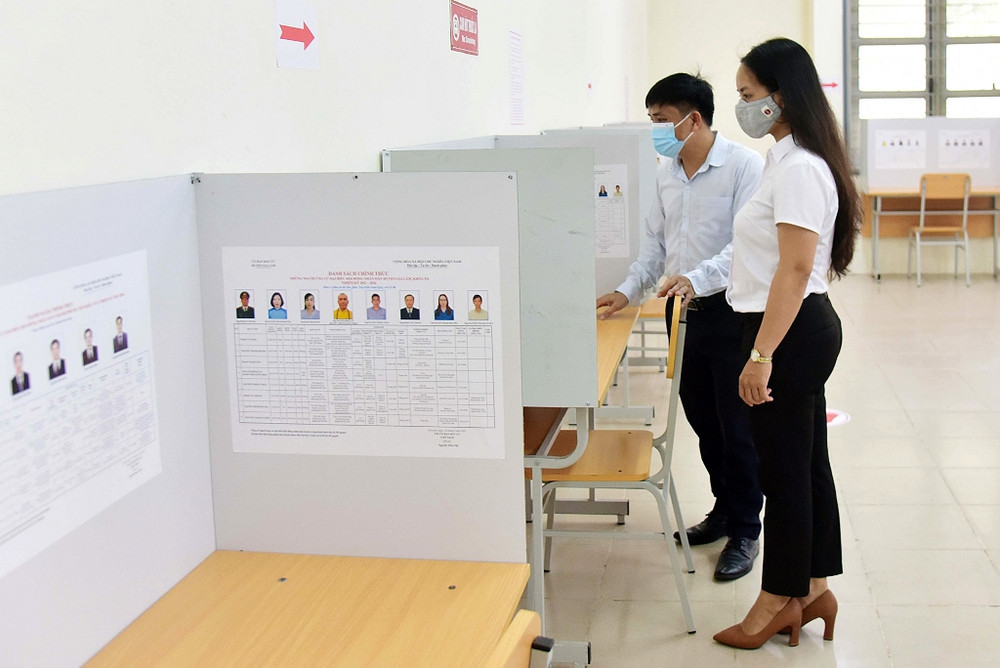 Công tác chuẩn bị các điều kiện cơ sở vật chất phục vụ bầu cử về cơ bản đã hoàn thành, bảo đảm đúng luật, đúng tiến độ và thời gian theo quy định. Hà Nội sẵn sàng trước ngày hội lớn -0