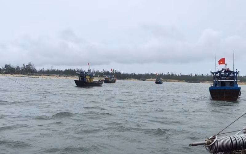 Huy động lực lượng, phương tiện trục vớt tàu bị chìm.